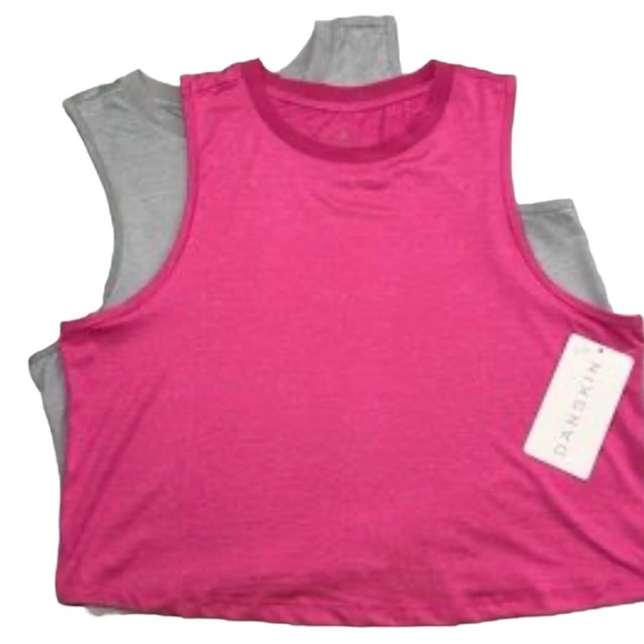 NWT Danskin 2-Pack Women’s Crop Tank Top Active Workout XL - Picture 3 of 14
